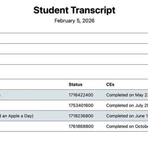Course Transcript