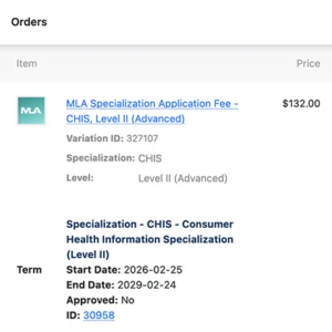 Order Tied to Membership Term